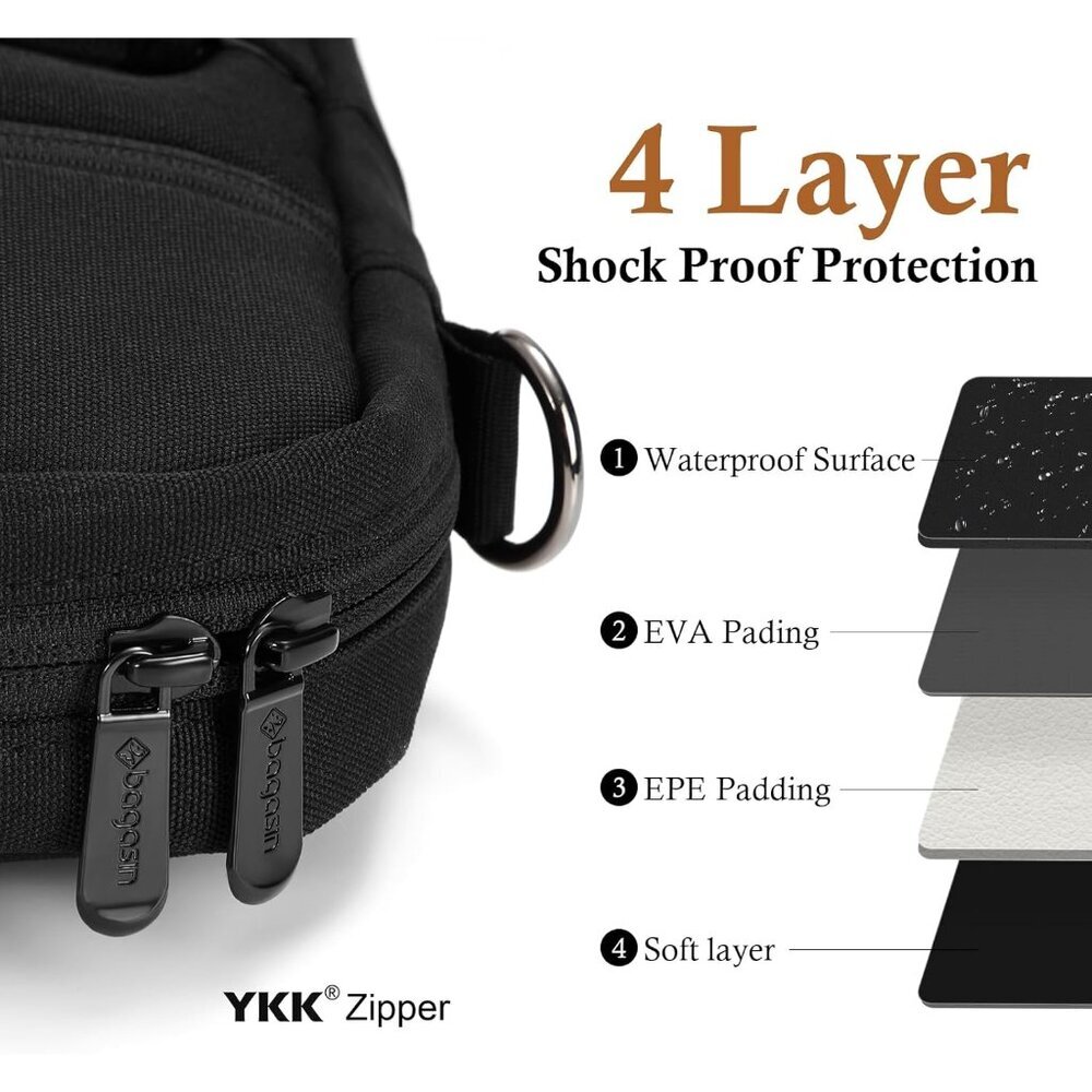 Stylish Nylon Laptop Shoulder Bag with Ample Storage for 15-17.3 inch Models - Picture 3 of 12